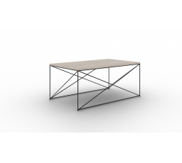 Stolík kávový Dante Biely+Sonoma