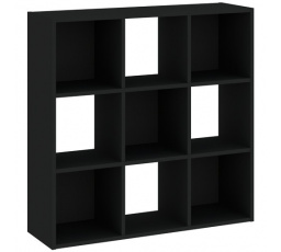 Regál CATCHY 9P, Čierna