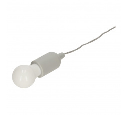 Lampa wisząca żarówka szara