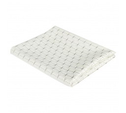 Obrus Geometric Dore biely/strieborný 140x250 cm