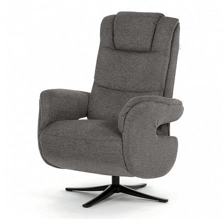 Polohovací křeslo, elektrické zabudované ovládání, funkce zero gravity, šedá, látka, TV-C5590 GREY2 Polohovací křeslo, elektrické zabudované ovládání, funkce zero gravity, šedá, látka, TV-C5590 GREY2