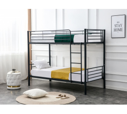 Poschodová posteľ BUNKY 90, čierna