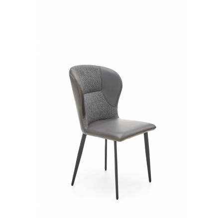 Jedálenská stolička K466, sivá