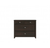 Komoda CANNET KOM4S/110 tmavá borovica