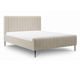 Čalúnená posteľ Nicole 160x200 - Perfect harmony 07 / čierne nohy