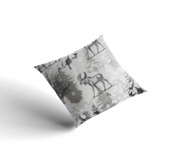 Bavlnený poťah s vianočným motívom na vankúš 40x40 cm Lara