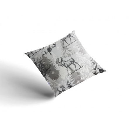 Bavlnený poťah s vianočným motívom na vankúš 40x40 cm Lara
