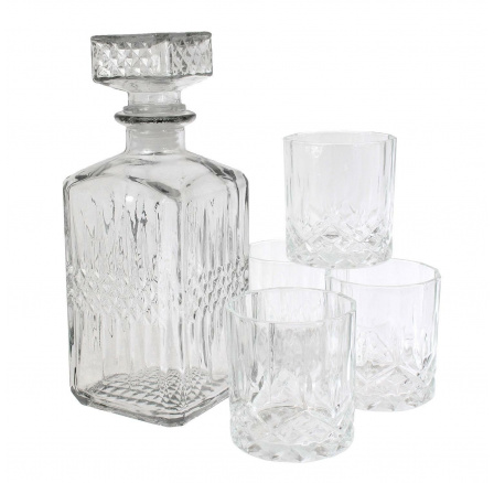 Sada na whisky Verre karafa a 4 poháre Sada na whisky Verre karafa a 4 poháre