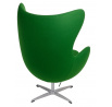 Kreslo Vajce zelený kašmír 20 Premium