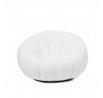 Kreslo DOUILL otočné ecru v TEDDY látke 94x88x62 cm 869414