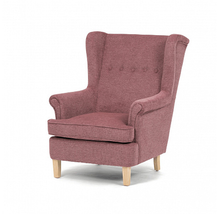Kreslo ušiak, ružová látka, AK-388 PINK2 Kreslo ušiak, ružová látka, AK-388 PINK2