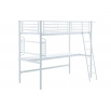 Poschodová posteľ s písacím stolom 90x200 biela LM6-FXJG