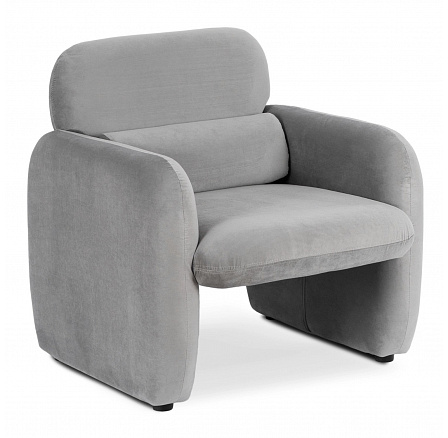 Kreslo Relaxačné TOGO Sivé Zamatové