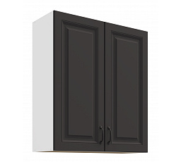 Horní skříňka STELLO - 80 G-90 2F, Bílá/Grafit