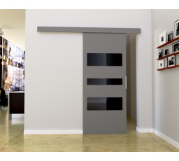 Posuvné dvere STANDART C70, sivé