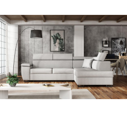 Rohová sedacia súprava Wiliam P sv.sivá