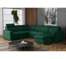 Sedacia súprava Petrit U pravá Kronos zelená