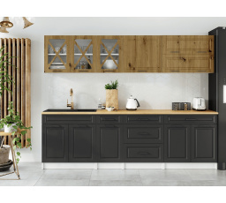 Kuchynská linka Tyra 260/260 artisan/grafit MAT
