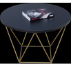 Konferenčný stolík LIAM Zlatý+Čierny
