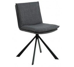Stolička Flynn tmavosivá