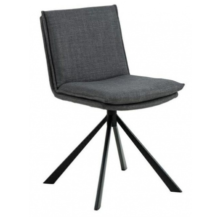 Stolička Flynn tmavosivá
