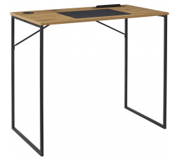 Písací stôl Link prírodný/čierny