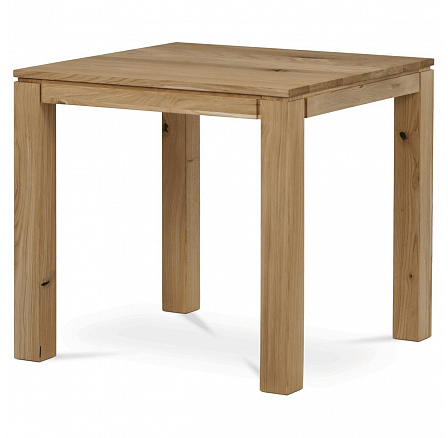 Jedálenský stôl 80x80x75 cm, dubový masív, povrchová úprava olejom