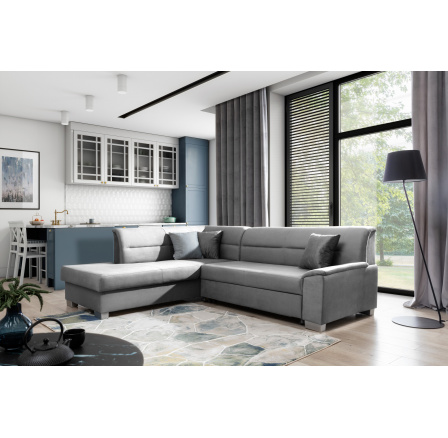 Rohová sedacia súprava BERGEN, Monolit 85, ľavá