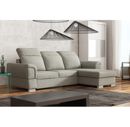 Rohová sedacia súprava Cabot UNI sivá