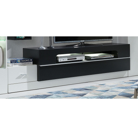 TV stolík Grey R3 biely/čierny