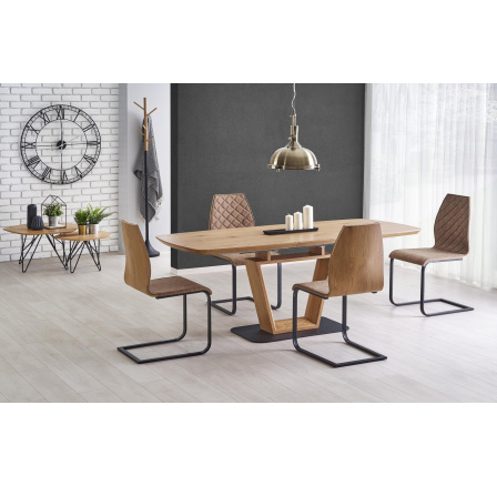 Jedálenský stôl BLACKY, zlatý dub