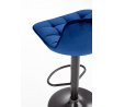 Barová stolička H95, modrý Velvet