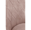 Jedálenská stolička K366 Velvet, Béžový Bluvel 40/Čierna