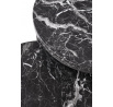 Konferenčný stolík OREO, čierny mramor / čierna