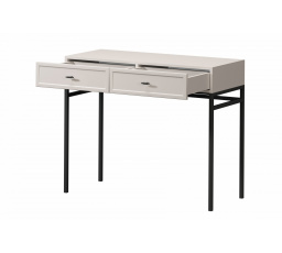LORINI KONZOLA 100 2SZ - kašmír / T-bar čierny / rám čierny