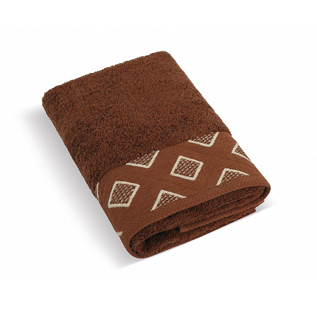Froté osuška Diamant 70x140cm 500g hnedá