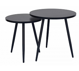 Sada konferenčných stolíkov CLEO, čierna