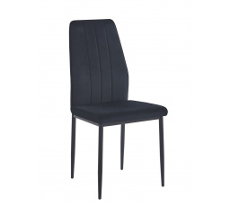 Stolička velvet čierna K12-FX