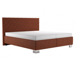 Posteľ Silviana 160x200, tehlová