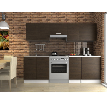 Kuchynská linka Luigi 240/180 wenge