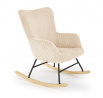 Hojdacie kreslo BELMIRO, Krémová
