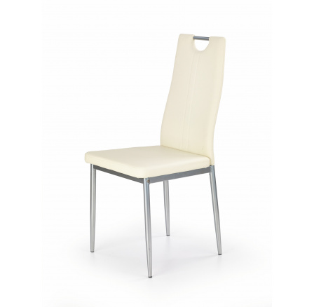 Jedálenská stolička K202, krémová