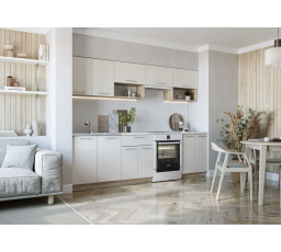 Kuchynská linka VIOLA 260, dub sonoma/vanilka