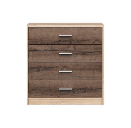 Komoda NEPO PLUS KOM4S, dub sonoma/dub monastery