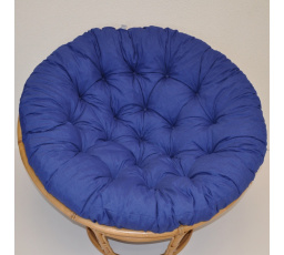 Vankúš pre kreslo papasan 115 cm tmavomodrý