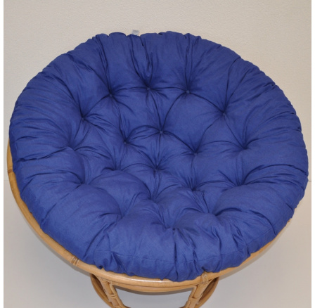 Vankúš pre kreslo papasan 115 cm tmavomodrý