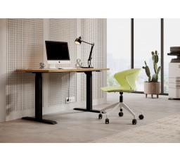 Stôl s nastaviteľnou výškou MALLO Čierny+Šedý