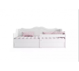 Detská jednolôžková posteľ Julia, biela, bez matraca 80 x 160