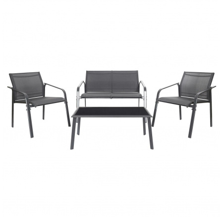 Záhradný set Saxo šedý