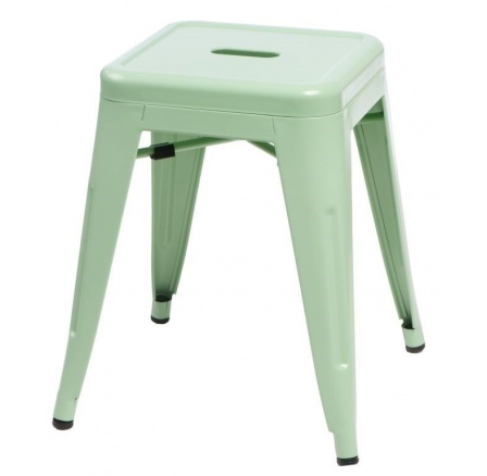 Stolička Paris zelená inšpirovaná Tolix
